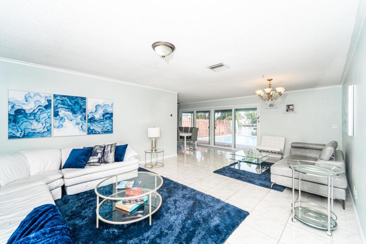 Central Waterfront Villa Salt Wtr Pool Near Beach Fort Lauderdale Esterno foto