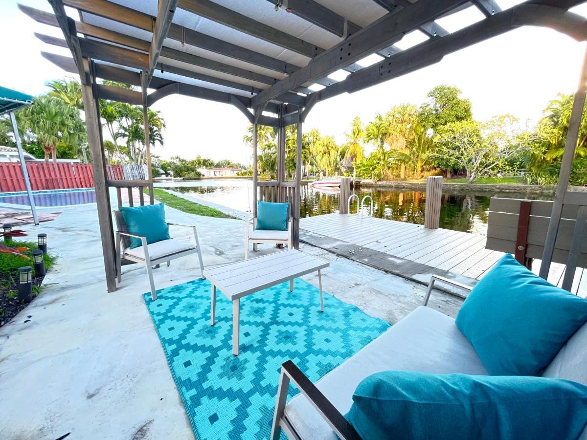 Central Waterfront Villa Salt Wtr Pool Near Beach Fort Lauderdale Esterno foto