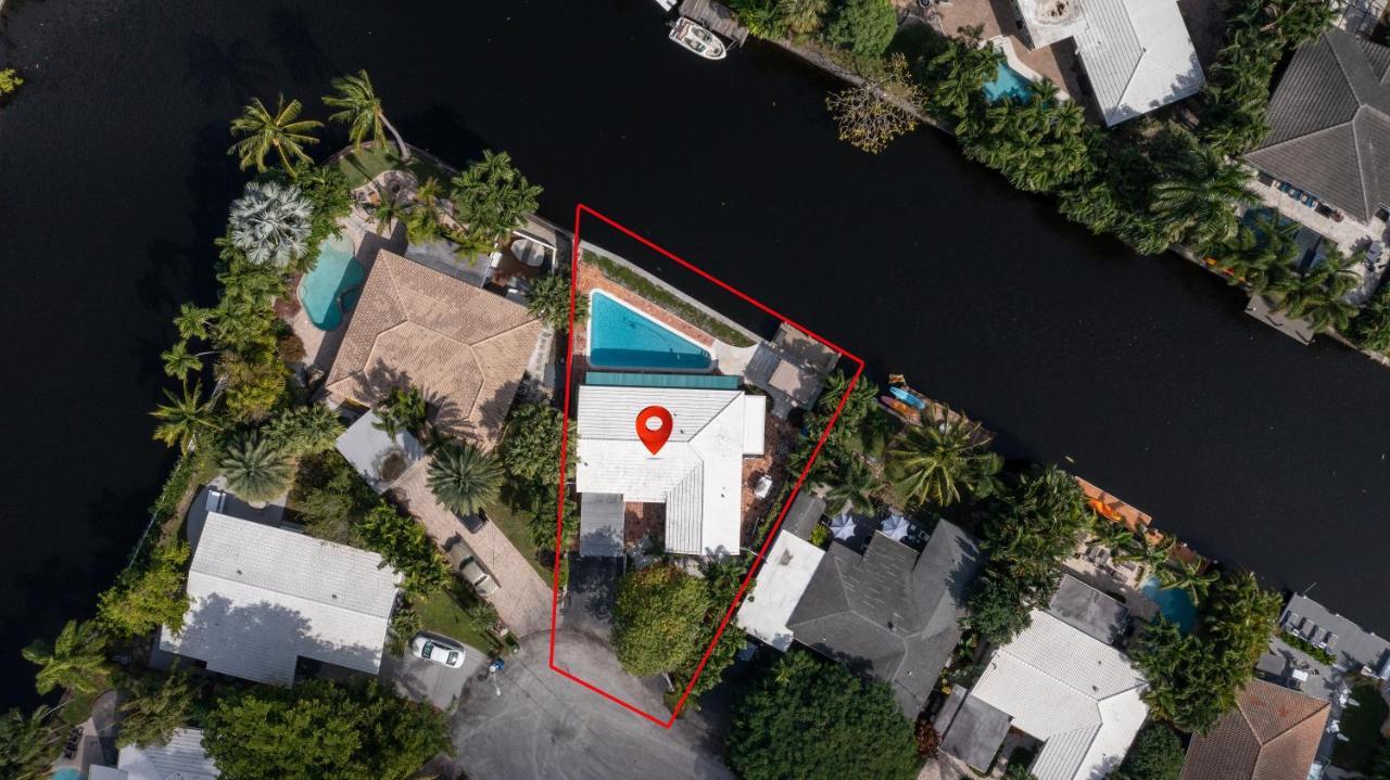 Central Waterfront Villa Salt Wtr Pool Near Beach Fort Lauderdale Esterno foto