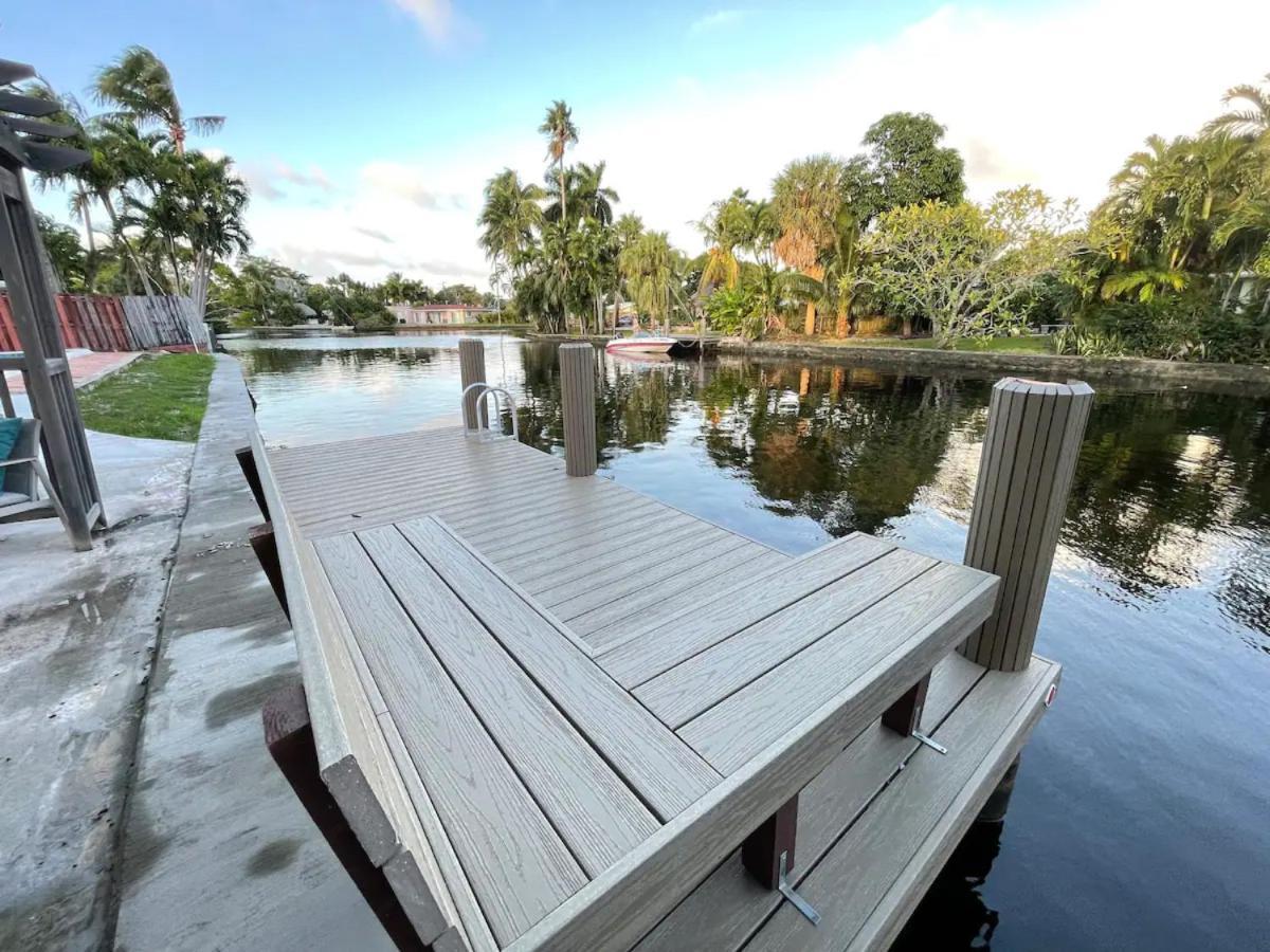 Central Waterfront Villa Salt Wtr Pool Near Beach Fort Lauderdale Esterno foto